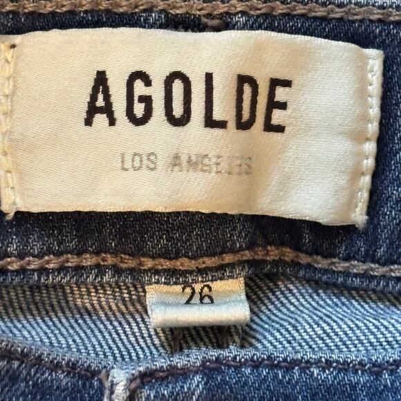 AGOLDE Sophie Mid-Rise Skinny Ankle Jeans - size 26 - Picture 3 of 7